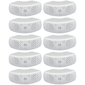 10) Rockville WET-D4 White Indoor/Outdoor Commercial/Restaurant/Bar 70V Speakers