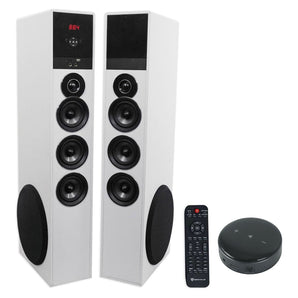 Rockville TM150W Home Theater Buetooth Tower Speakers + 10" Sub + Wifi Receiver