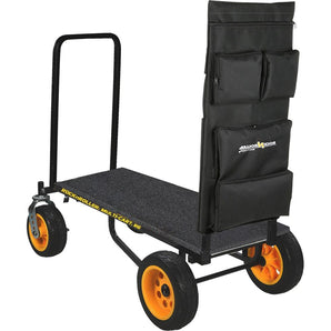 RocknRoller R6RT 500lb Capacity DJ Equipment Transport Cart+Deck+Accessory Bag