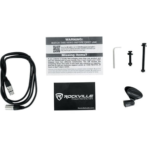 Rockville RCM PRO Studio/Recording Condenser Microphone+Pro Mic Boom Arm Stand