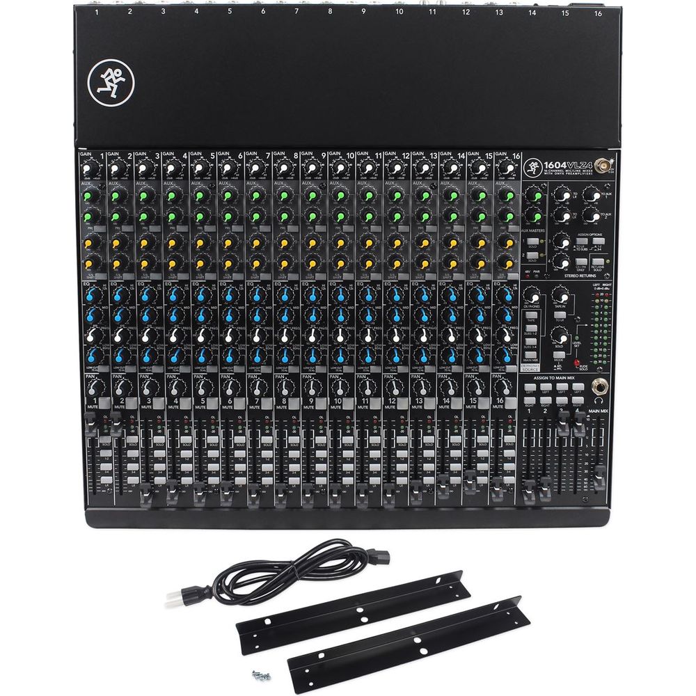 1604VLZ4 16-Channel Mixer, Mixer Stand & ATH-M50X Headphones