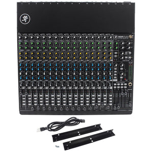 Mackie 1604VLZ4 16-ch. Compact Low-Noise Mixer w/ 16 ONYX Preamps+SKB Rack Case