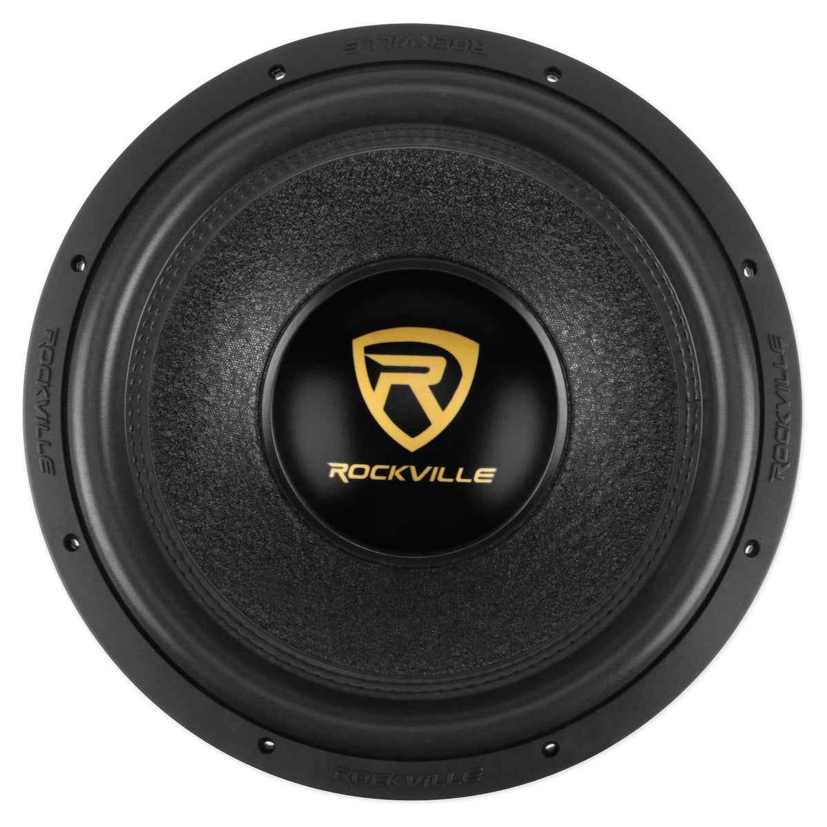 Rockville W15K9D4 15" 5000 Watt Car Audio Subwoofer+Mono Amplifier+Amp Kit