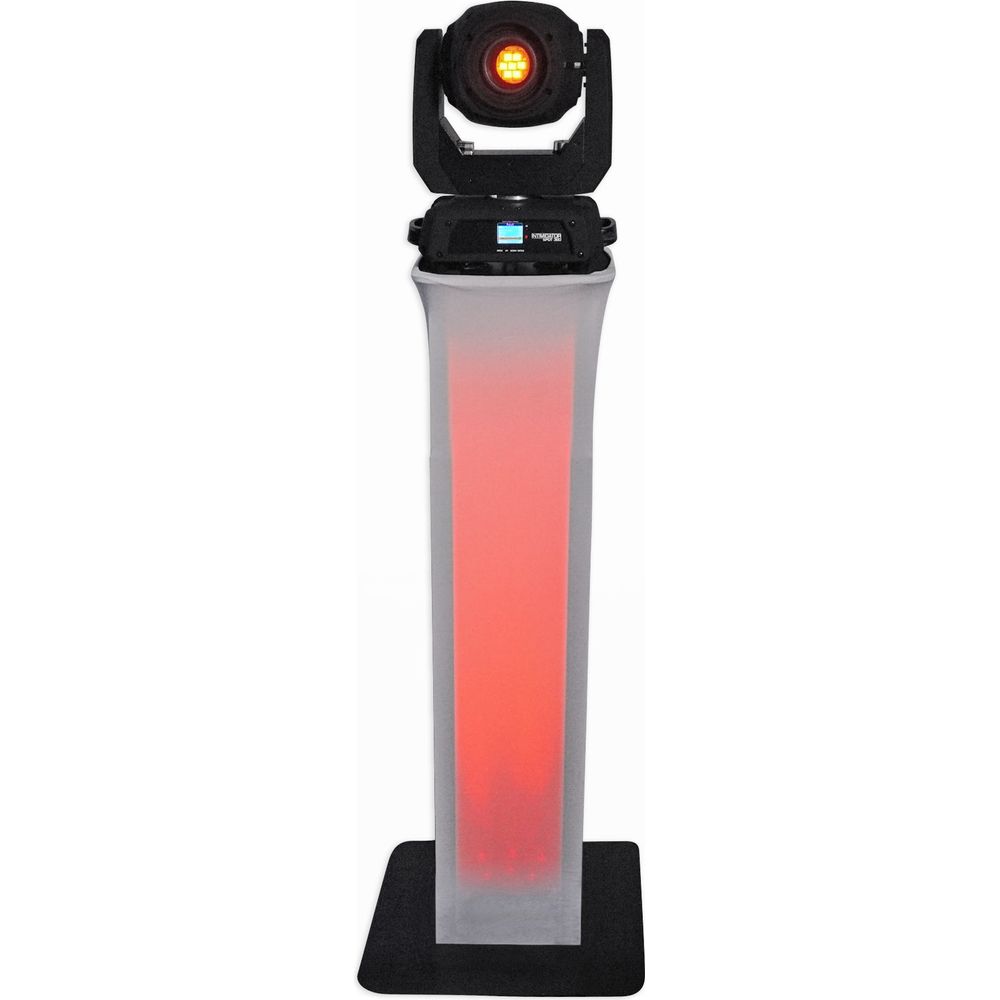 (2) RTP82B 8 ft Adjustable Totem Style DJ Speaker Stands+Facade Booth