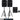 2 Rockville RPG10 10" Powered/Active 1200W 2-Way Speakers+Mackie Mixer+2 Stands