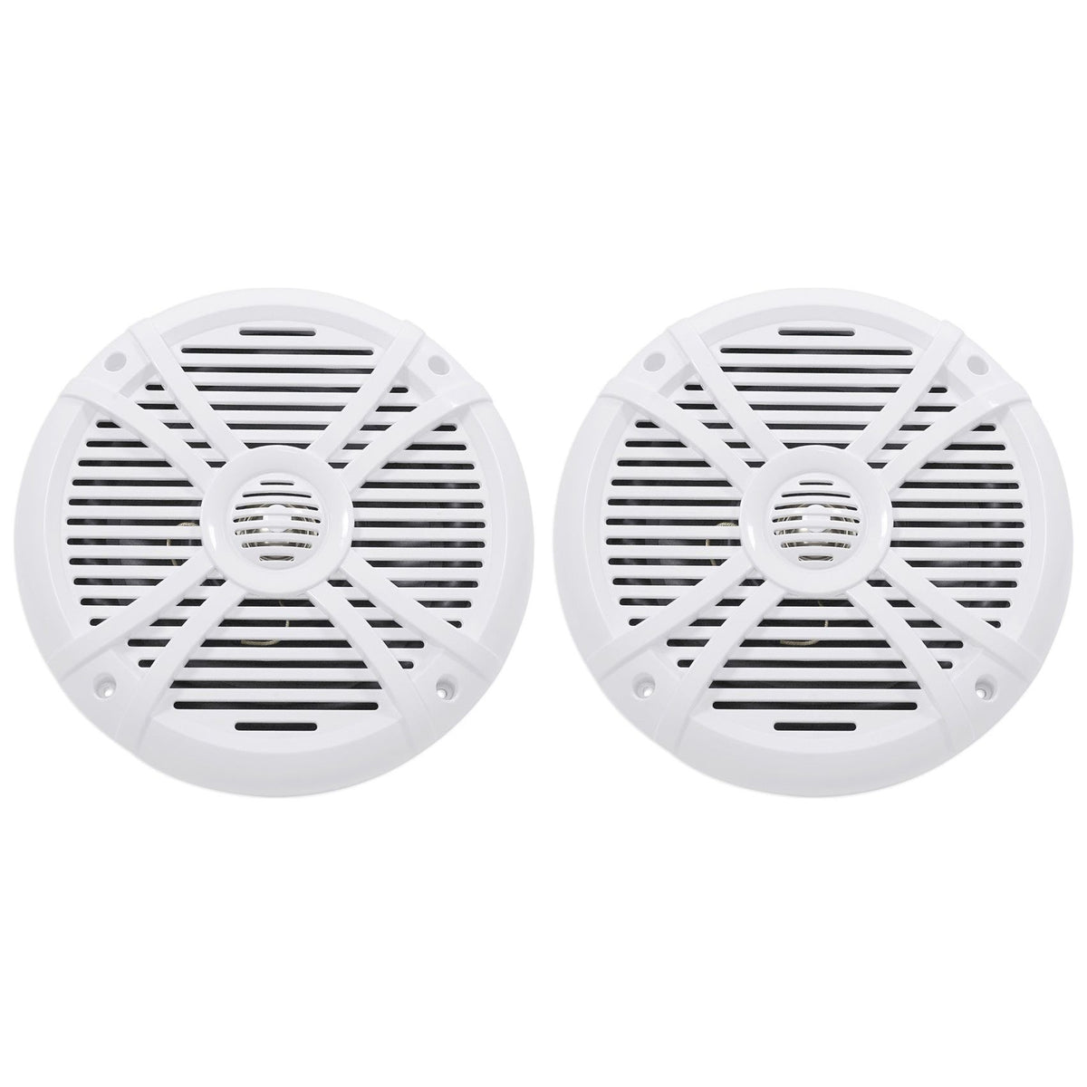 (8) RMSTS80W 8" Marine Boat Speakers+8-Channel Amplifier+Amp Kit