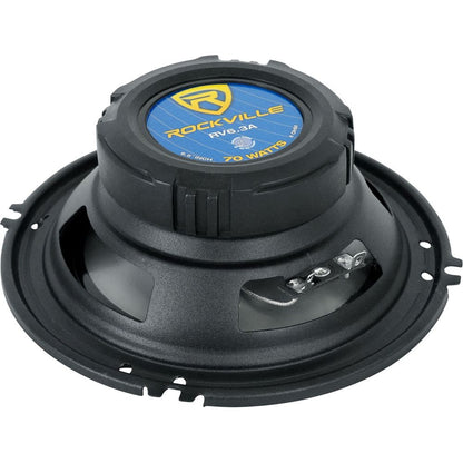 Rockville 6.5" Front Factory Speaker Replacement Kit For 1995-00 Dodge Stratus
