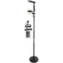 RVMIC4 V2 Mic Stand + iStand 44 Mount + RMC‑XLR Mic Bundle