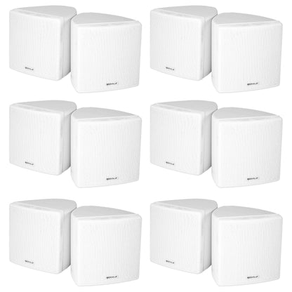 Cube 70v White 6-Pair