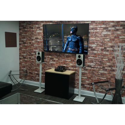 APM6W 6.5" 350W Powered USB Studio Monitor Speakers+37" Stands