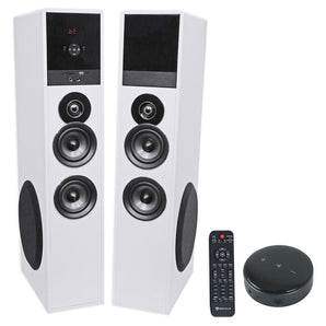 Rockville TM80W Home Theater Buetooth Tower Speakers + 8" Sub + Wifi Receiver