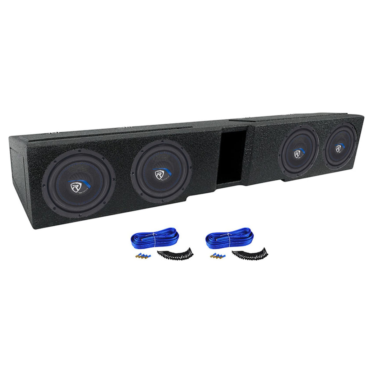 Rockville W8K5S4 4-Pack + REC120 Quad 8 Enclosure Bundle