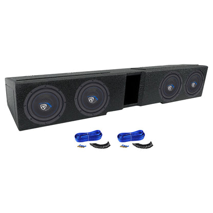 Rockville W8K5S4 4-Pack + REC120 Quad 8 Enclosure Bundle