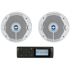 MB Quart MDR2.0 Marine/Boat Bluetooth/USB Receiver Radio+(2) JBL 6.5" Speakers