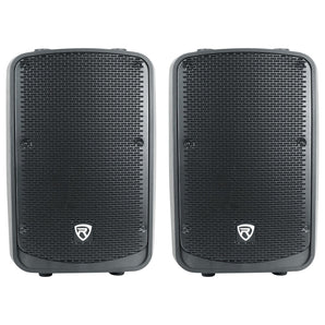 2 Rockville TITAN 12 12" 2000w Powered DJ PA Speakers/Bluetooth/DSP/Wireless TWS