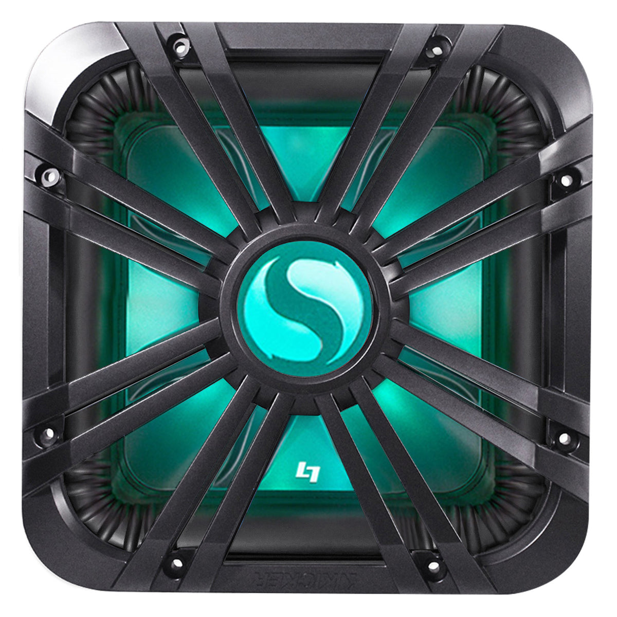 L7S104 10" Solo-Baric Subwoofer + Charcoal LED Grille
