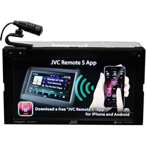 JVC KW-M75BT 6.8" Digital Media Bluetooth Receiver Android/Carplay/iData Link