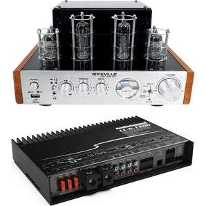 AudioControl LC-6.1200 1200w 6 Channel Amplifier/Bass Processor+Tube Amplifier