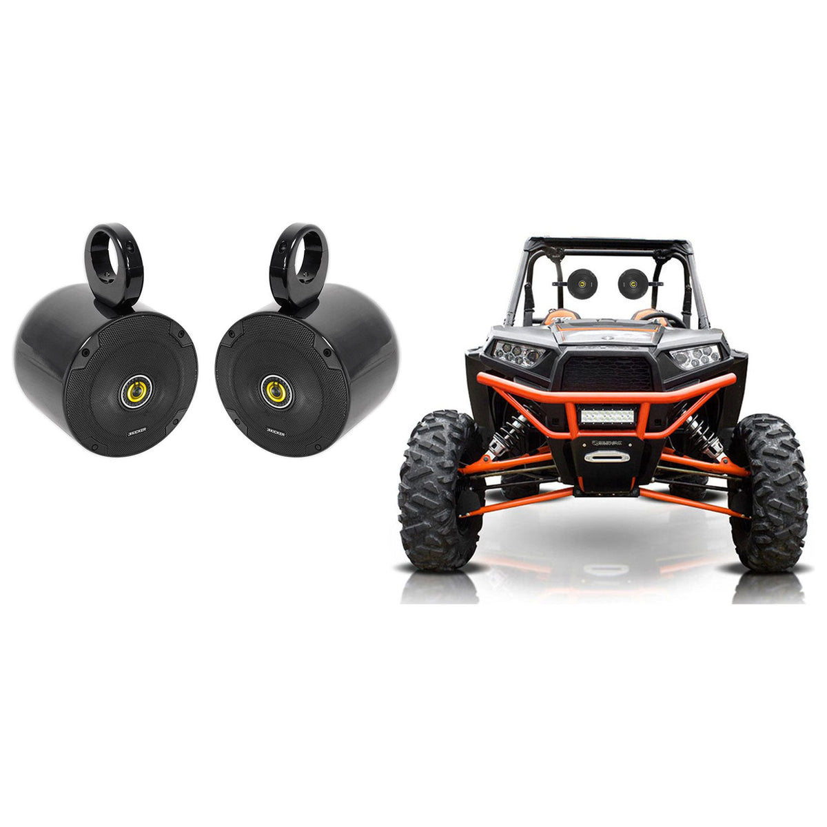 Pair 6.5" CSC Rollbar Rollcage Speakers