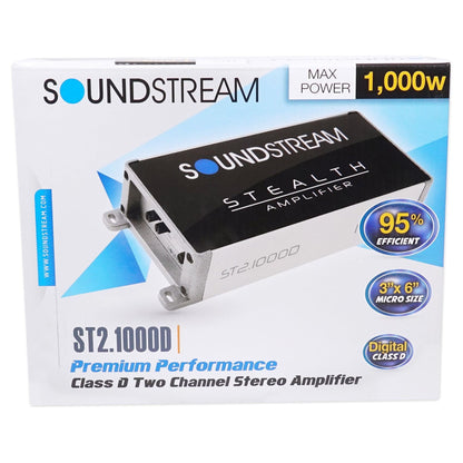 RWB90B Black + ST2.1000D Amplifier Bundle