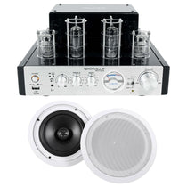 BluTube Tube Amplifier/Home Theater Receiver + (2) 8" Ceiling Speakers