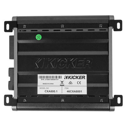 KICKER 46CXA8001T CXA800.1 800 Watt RMS Mono Class D Car Audio Amplifier Amp