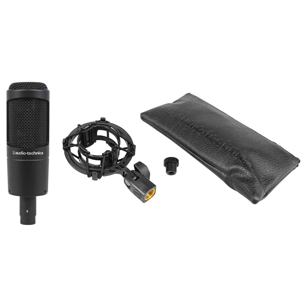 Audio Technica AT2035 Side Address Cardioid Condenser Studio Microphone/Mic+Case