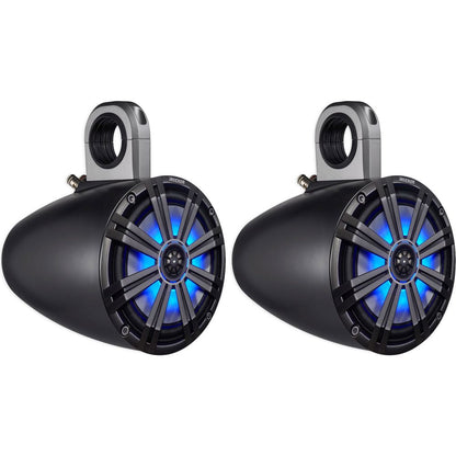 KM8 8" 600W Marine Wakeboard Tower Speakers with LED Lighting