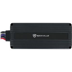 Rockville ATV420 4-Channel Motorcycle Amplifier Bluetooth Micro Amp IP65