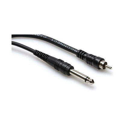 4 CPR-115 1/4" TS to RCA 15 Foot Unbalanced Audio Cables
