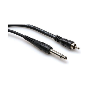 4 Hosa CPR-115 1/4" TS-RCA 15FT Unbalanced Interconnect Audio Cables