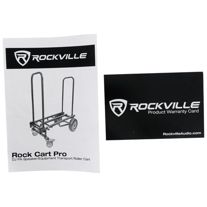 JRX215 PA Speakers with Transport Cart and DJ Headphones