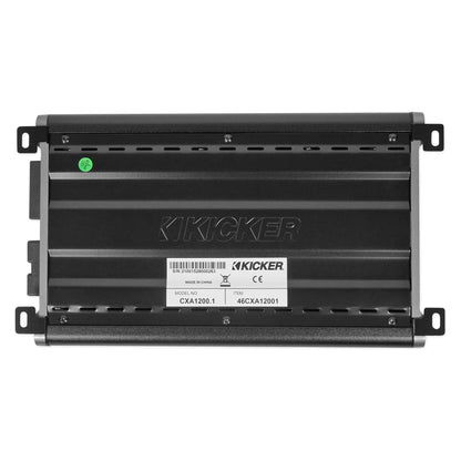 KICKER 46CXA12001T CXA1200.1 1200 Watt RMS Mono Class D Car Stereo Amplifier Amp