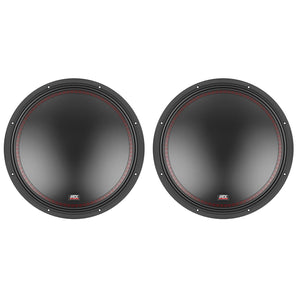 (2) MTX 5515-22 15" 1600 Watt Peak DVC 2-ohm Car Audio Subwoofers Subs