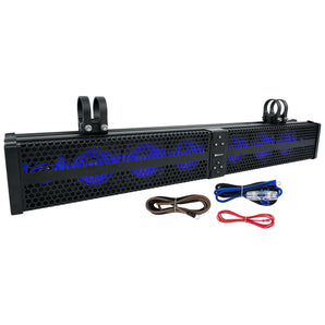 Rockville XBAR-32 32" ATV/UTV Soundbar Bluetooth Speaker System w/LED + Wire Kit