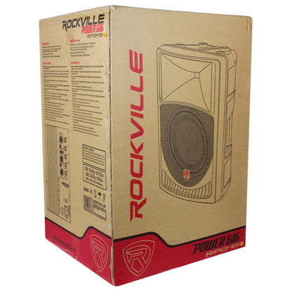RPG15 15" Powered Active 1000w PA Speaker w/Dual Wireless Mics