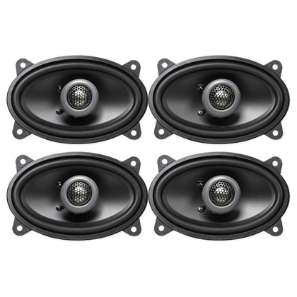 (4) FKB146 4x6" 360 Watt Car Audio Coaxial Speakers