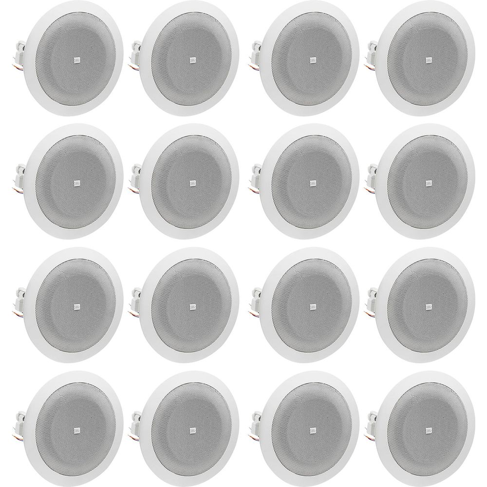 JBL 8124 4" Full-Range 70V/100V Ceiling Speakers, Set of 8