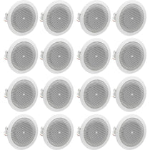 JBL 8124 4" Full-Range 70V/100V Ceiling Speakers, Set of 8