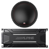 MTX 3512-02 12" Subwoofer + Alpine Mono Amplifier