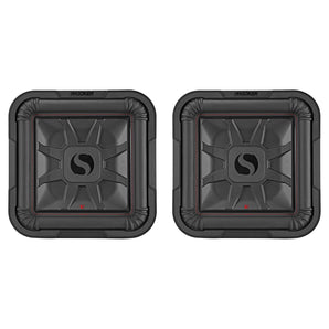 2) KICKER 46L7T124 12" 1200w L7T Car Subwoofers Solo-Baric Subs L7T124 DVC 4-ohm