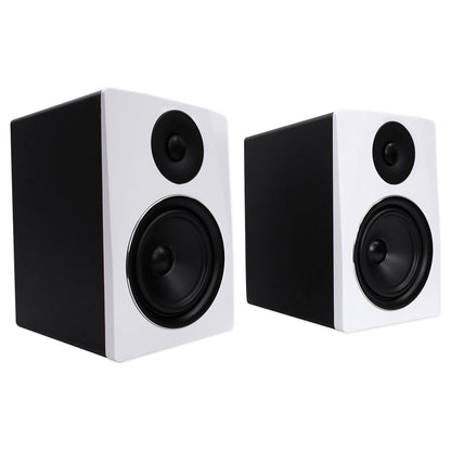 APM6W 6.5" 350W Powered Studio Monitors+Stands+Pads+Headphones+Mic