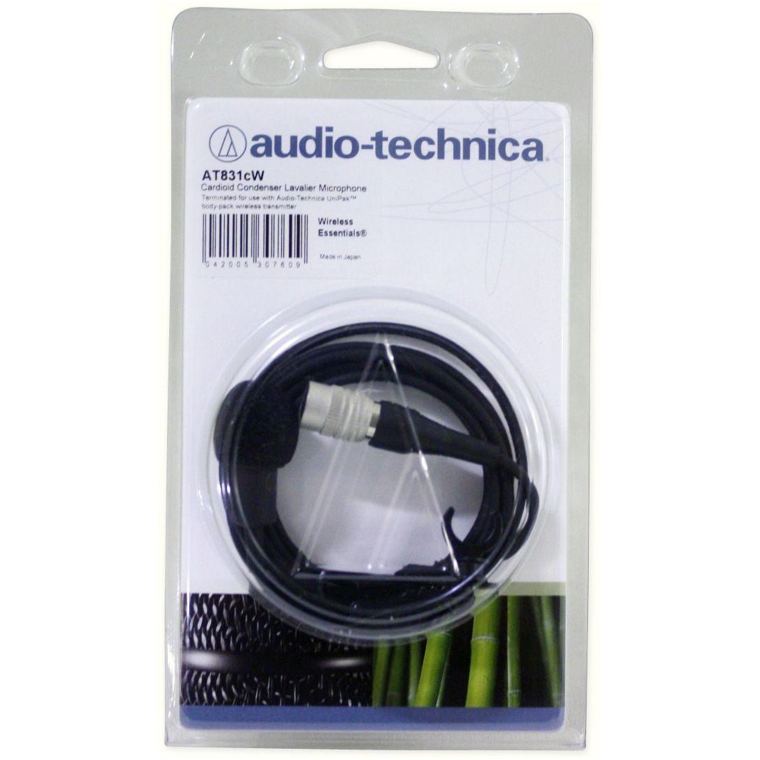 Audio Technica AT831CW Clip-On Lavalier Microphone