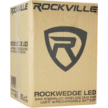 RockWedge LED 4-Pack + ROCKFORCE W2 Controller Bundle