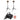 (2) Chauvet DJ LED Followspot 75ST DMX/Manual 7 Color Lights+Stand+Haze Machine