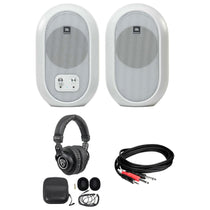 Pair 104 Powered Studio Reference Monitors w/Bluetooth + Headphones 104SET-BTW