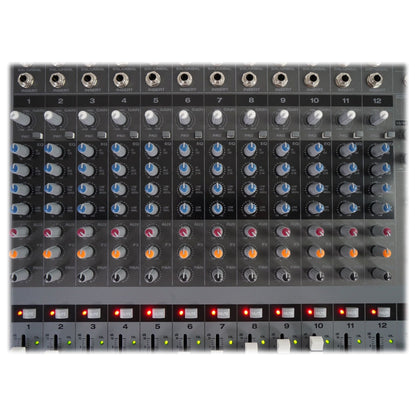 (2) DRM12A-P 2000W Passive PA Speaker Bundle with Powered Mixer & Stands