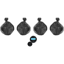 RWB90B Black 4-Pack + Marine Gauge Receiver Bundle
