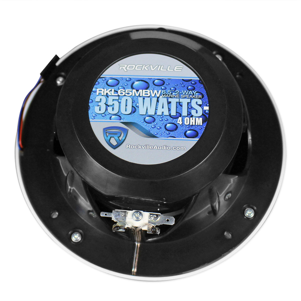 RKL65MBW 6.5" 700W Marine Wakeboard LED Speakers+Amplifier+Wires