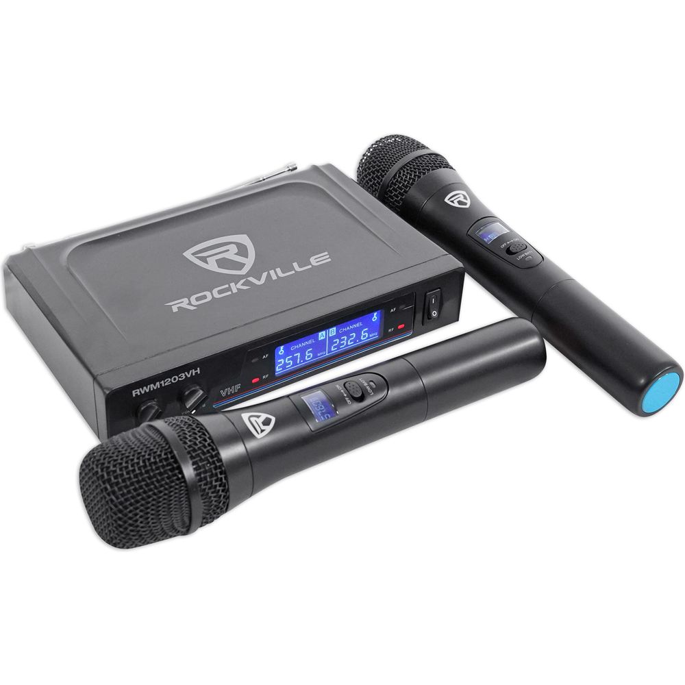 Gemini CDX-2250i DJ Dual Two Deck CD/MP3 Media Player+Dual Wireless Mics